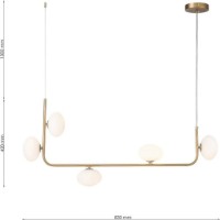 Люстра Lampardi Solis LP5264-L83 фото №3 — интернет-магазин Desire.md