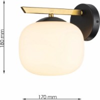 Бра Lampardi Solra LP4024-1W фото №3 — интернет-магазин Desire.md