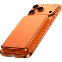 Acumulator extern WiWU Ultra Thin P15 5000mAh Orange imaginea #2 — magazin online Desire.md