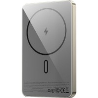 Acumulator extern WiWU Ultra Thin P15 5000mAh Titanium Gold imaginea #2 — magazin online Desire.md