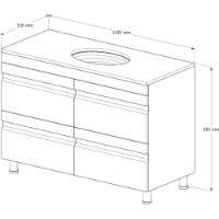 Dulap cu lavoar Supraten 1512199 imaginea #5 — magazin online Desire.md