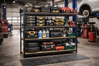 Cтеллаж складской Xenos PowerLine 180x160x60cm Black фото №2 — интернет-магазин Desire.md