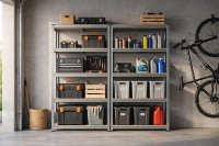 Unitate de rafturi de depozitare Xenos SmartLine 180x90x40cm imaginea #2 — magazin online Desire.md