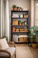 Cтеллаж складской Xenos StrongLine 180x90x45cm Black фото №2 — интернет-магазин Desire.md