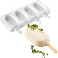 Set forme pentru înghețată Silikomart 3D Mini Classic 7.3x3.8cm (2234187) 4pcs