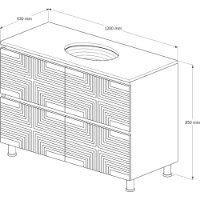 Dulap cu lavoar Supraten 1512169 imaginea #2 — magazin online Desire.md