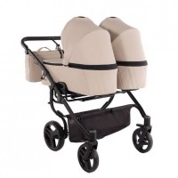 Carucior Junama Duo V3 Eco 02 Beige (WGDUOV3ECO-02) imaginea #3 — magazin online Desire.md