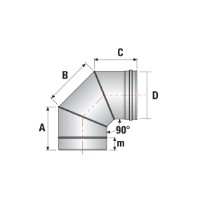 Cot pentru coș de fum Alpinox a2409