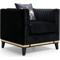 Fotoliu Trendy Bellino Black 85x75x83cm GTR002005