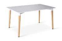 Masă pentru bucătărie Xenos Velmor 120x80x75cm White/Wood