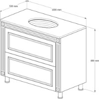Dulap cu lavoar Supraten 1512172 imaginea #2 — magazin online Desire.md