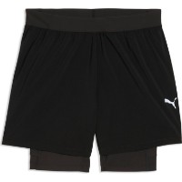 Pantaloni scurți pentru bărbați Puma M Dreamrun 2in1 5 D Puma Black, s.XXL imaginea #1 — magazin online Desire.md