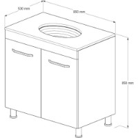 Dulap cu lavoar Supraten 1512222 imaginea #2 — magazin online Desire.md