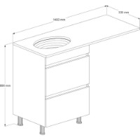 Dulap cu lavoar Supraten 1512237 imaginea #3 — magazin online Desire.md