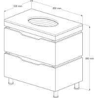 Dulap cu lavoar Supraten 1512248 imaginea #2 — magazin online Desire.md