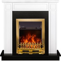 Șemineu electric Art Flame Adam & Galileo Gold White imaginea #3 — magazin online Desire.md