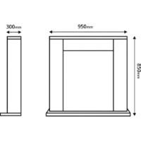 Șemineu electric Art Flame Agnes & Cris White imaginea #3 — magazin online Desire.md
