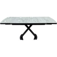 Masă pentru bucătărie Magnusplus Belgrad 80x120/150/180 Marmo High Gloss imaginea #2 — magazin online Desire.md