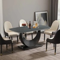 Обеденный стол Magnusplus DT 1063 Black Ceramic фото №4 — интернет-магазин Desire.md