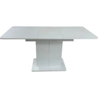 Обеденный стол Magnusplus Ekre 68x110/150 Senkron White фото №2 — интернет-магазин Desire.md