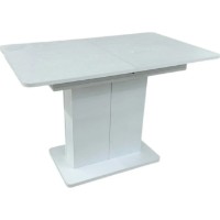 Обеденный стол Magnusplus Ekre 68x110/150 Senkron White