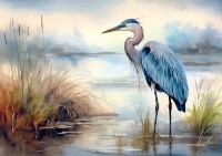 Puzzle Trefl 1000 Blue Heron in the Wild (99279)