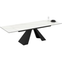 Обеденный стол Magnusplus Monza 90x180/220/260 Ceramic Calacatta фото №2 — интернет-магазин Desire.md