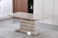 Обеденный стол Yasen DT-2418 Champagne-Mocha/Black