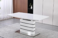 Обеденный стол Yasen DT-2418 White/Black