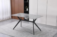 Masă pentru bucătărie Yasen DT-2420 M312 Grey/Black imaginea #1 — magazin online Desire.md