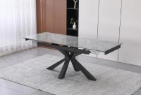 Masă pentru bucătărie Yasen DT-2426 M312 Grey/Black imaginea #2 — magazin online Desire.md