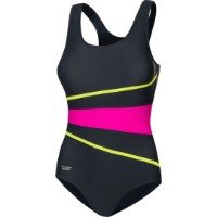 Costum de baie Aqua Speed Stella 331, s.44 Black/Pink/Lime imaginea #1 — magazin online Desire.md
