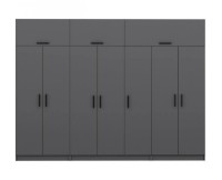 Dulap Trendy Kale 5177 Anthracit 315x235x52cm GTR004538 imaginea #3 — magazin online Desire.md