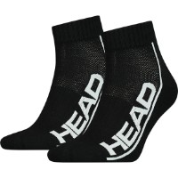 Ciorapi pentru bărbați Head Tennis Stripe Quarter 39-42 Black 2pairs
