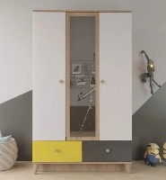 Dulap Moda Life Hera 3D Artemis 120x199x53 Yellow