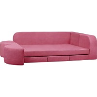 Бескаркасный диван Edka Jupiter 210x280x50 M36 Pink фото №4 — интернет-магазин Desire.md