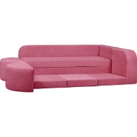 Бескаркасный диван Edka Jupiter 210x280x50 M36 Pink фото №5 — интернет-магазин Desire.md