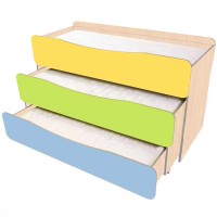 Детская кровать Tisam Yellow/Lime/Blue (0833)