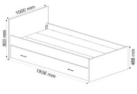 Pat copii Trendy Sofia White 90x190cm GTR007494 imaginea #6 — magazin online Desire.md