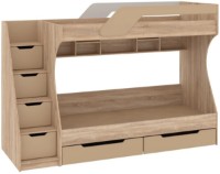 Детская кровать Пехотин Кадет Oak Sonoma/Coffee