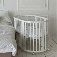 Pătuţ Ingvart Smart 9in1 72x72x120cm Grey (1727012) imaginea #2 — magazin online Desire.md