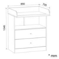 Comodă Компанит Пеленальный 4 850 New Ателье Светлый Комби imaginea #3 — magazin online Desire.md