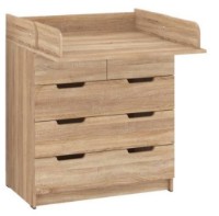 Детский комод Пехотин Пеленальный К-3+3 Walnut фото №3 — интернет-магазин Desire.md