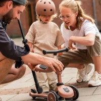 Trotinetă Scoot and Ride Push And Go Highway Kick 1 Mocha (00820) imaginea #9 — magazin online Desire.md