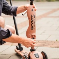 Trotinetă Scoot and Ride Push And Go Highway Kick 1 Mocha (00820) imaginea #10 — magazin online Desire.md