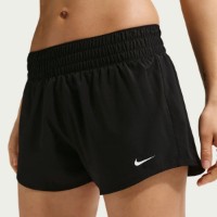 Pantaloni scurți dame Nike One Dri-Fit Mid-Rise 3 Brief-Lined Shorts Black/White, s.XS imaginea #1 — magazin online Desire.md