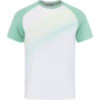 Tricou pentru copii Head Topspin 128 Turquoise/White