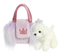 Jucărie de pluș Aurora Puppy White 20cm (210517D)