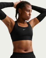 Bustieră Nike Swift High-Support Lightly Lined Black/Silver, s.L imaginea #1 — magazin online Desire.md