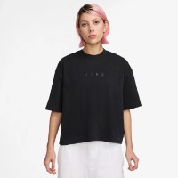 Tricou de dame Nike Sportswear Womens Boxy Short-Sleeve T-Shirt Black, s.XS imaginea #1 — magazin online Desire.md
